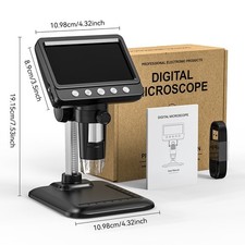 Coin Microscope 4.3" LCD