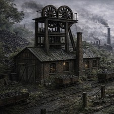 Mining Building (N  Gauge)