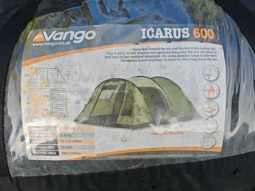 Vango icarus 600 tunnel tent - vango,