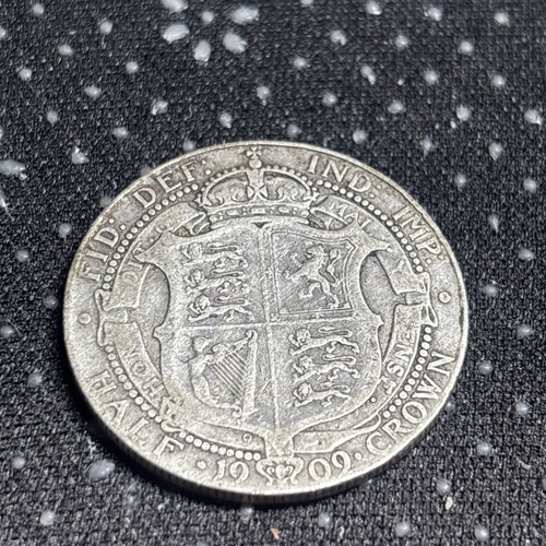 1909 half crown sterling - 1909,