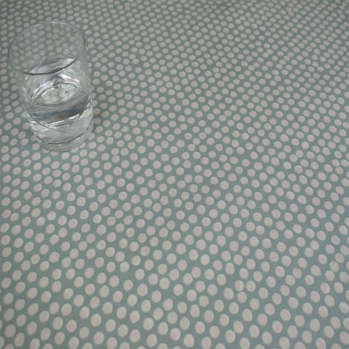 Fryetts spotty duckegg cotton - spotty,
