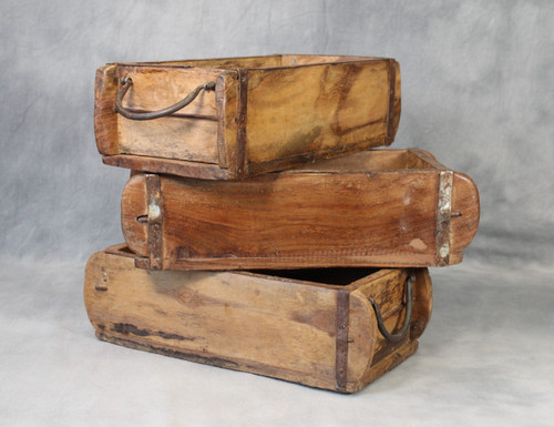 Vintage rustic wooden brick - vintage,