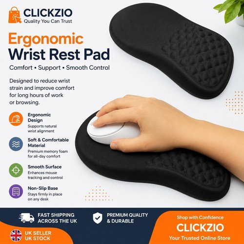 Ergonomic memory foam mouse - ergonomic,