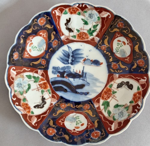 Japanese imari plate 1900 - japanese,