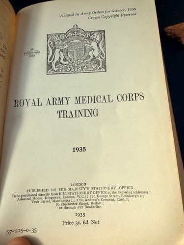 1935 royal army medical corps - army,