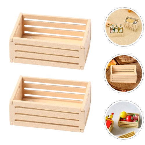 Pcs mini crates for craft - 5,