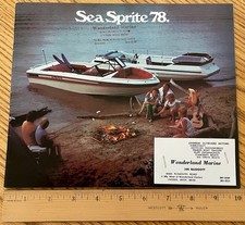1978 Sea Sprite Boats Dealer Stamped Sales Brochure Catalog SWINGER CAPRICE Etc