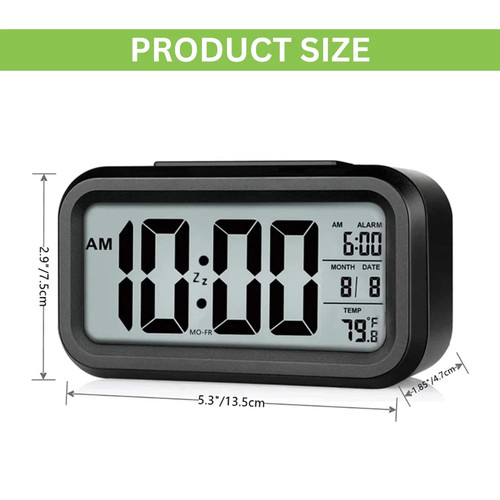 Lcd digital alarm - clock, led
