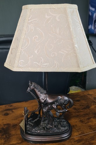 Horse and farrier - and, table