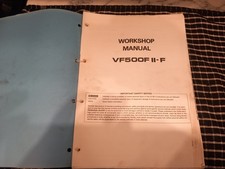 Honda  VF500F2-F. factory workshop manual 1984 1970