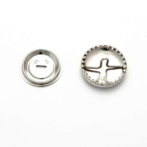 Metal self cover buttons - cover, /