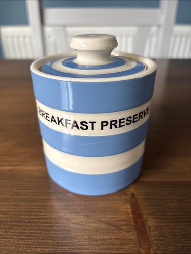 Green cornishware - g,