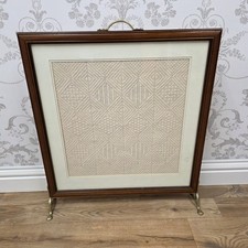 Vintage Wood Brass Fabric