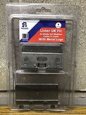 LISTER A2 Medium or Fine Clipper Blades Made by Liveryman - Star Laser Liberty