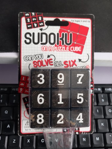 New sudoku puzzle cube - new,