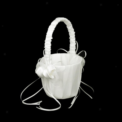 Satin lovely ivory bud wedding - satin,