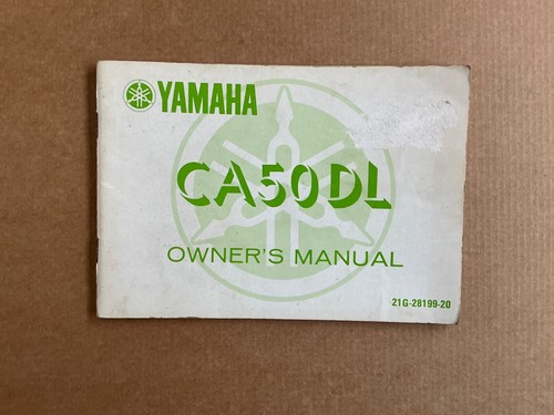 Genuine yamaha owners manual - genuine,