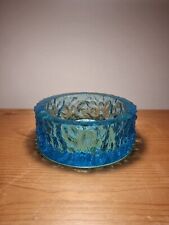 Vintage Glass Ashtray White