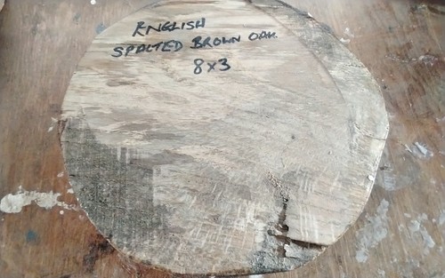 Spalted english brown - oak, bowl