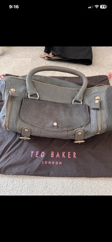 Ted baker grey genuine leather - ted,
