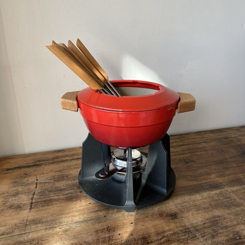 Creuset fondue set - set, with