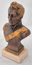 The Duke of Wellington 19th Century Bronzed and Gilt Metal Bust.
