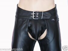 Made of nappa leather black chaps real leather chaps, leather chaps, chaps n leather, leather pants,