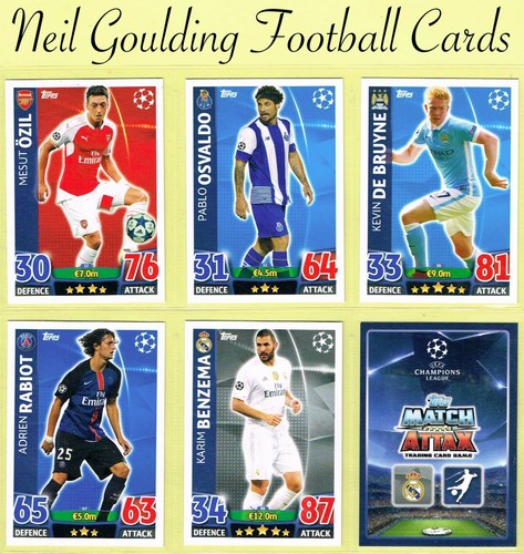 Topps match attax - 2015-16, ☆