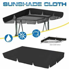 Replacement Canopy For Swing Seat 3 Seater Size Garden Park Hammock Top Cover