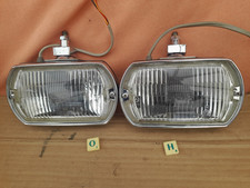 PAIR OF LUCAS SQUARE 8 FOG Lights / LAMPS   NO COVERS ,WORKING