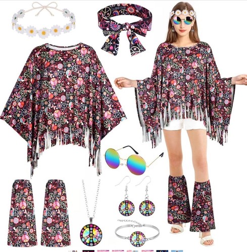 Aoowu hippie costume - hippie,