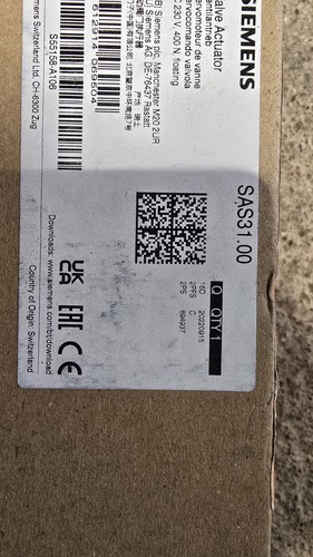 Siemens valve actuator - siemens,