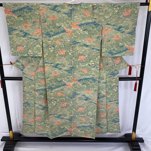 Japanese vintage kimono silk - japanese,