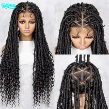 Synthetic Lace Front Wig Braided Wigs With Baby Hair Full Lace Wigs Water Wave