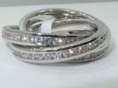 Ladies silver bands russian