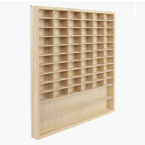 Wall mounted toy car shelf - car,