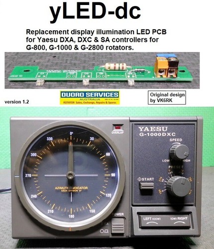 Yaesu g1000dxc rotator display - yaesu,