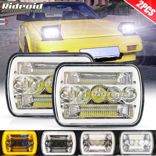 2pcs 7x6 5x7 square - 2pcs, led