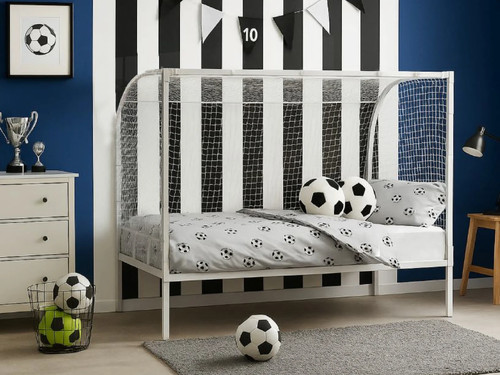 3ft single white - single, soccer