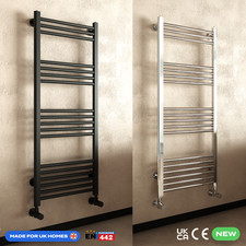 Bathroom Straight Heated Towel Rail Radiator Ladder Warmer Heating All Sizes