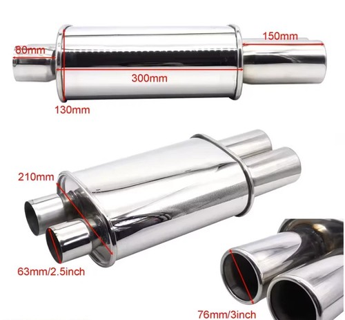 2x2 exhaust dual tip - exhaust,
