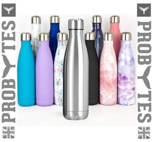 Stainless steel water bottle - stainless,