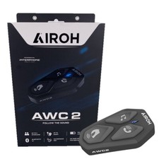 Airoh AWC2 Helmet Motorcycle Motorbike Intercom Communication System