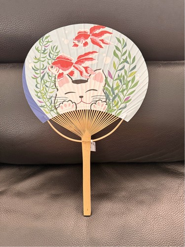 Nwt japanese hand fan with - hand,