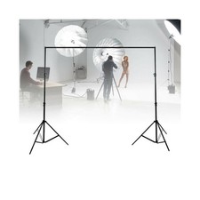 10Ft Adjustable Photography Background Support Stand Photo Backdrop Crossbar Kit