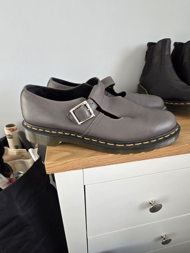 Doc martens grey leather - martens, t