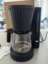 Alessi Plissé Drip Filter Coffee Maker Black, boxed with manual & accessories 