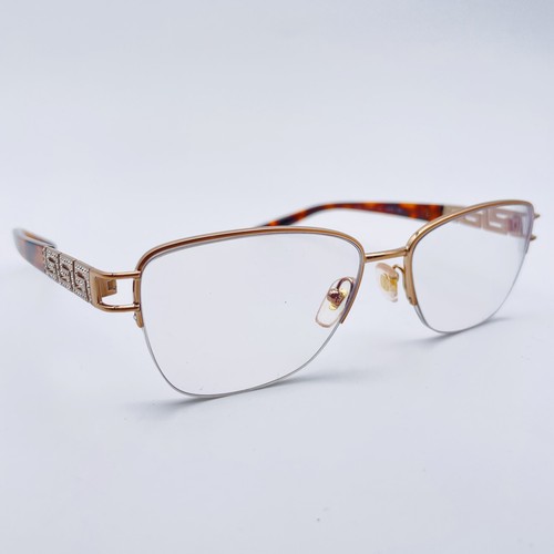 Versace eyeglasses gold half - gold,