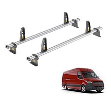 Mercedes Sprinter Roof Rack for 2018+ x2 Roof Bars Van Guard  UltiBar+