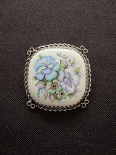 Vintage Russian Painted Enamel